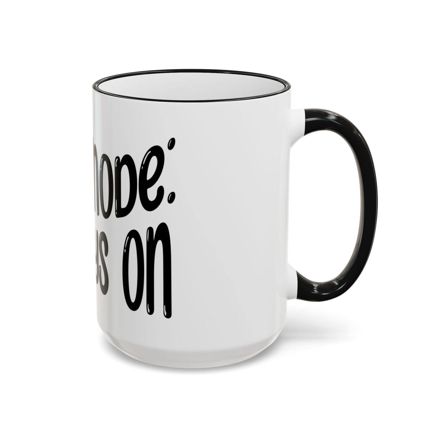 "Mẹ Mode: Always On" Accent Rim Coffee Mug for Vietnamese American Mothers