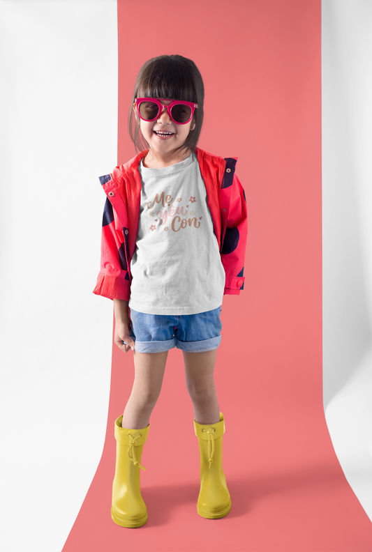 "Mẹ Yêu Con" Vietnamese American Toddler Tee Shirt