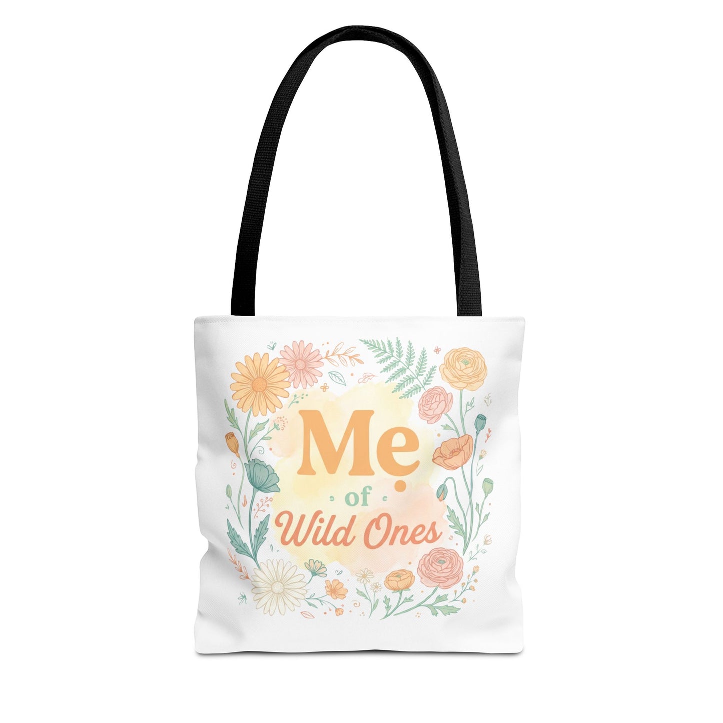 "Mẹ of Wild Ones" Floral Vietnamese-American Mom Tote Bag