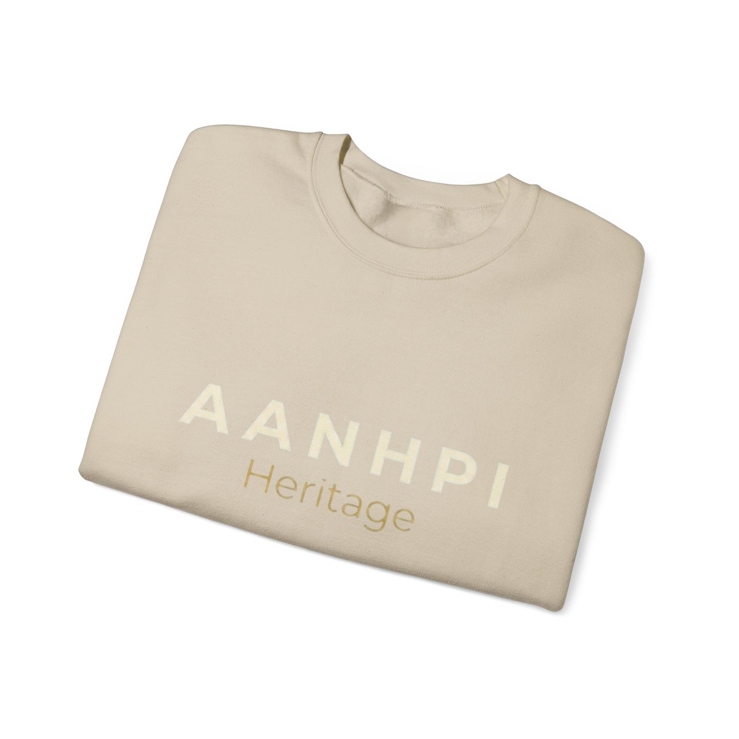"AANHPI Heritage Pride" Crewneck Sweatshirt — Asian American Native Hawaiian Pacific Islander Heritage Month Pullover