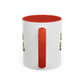 "Mẹ Fuel" Accent Coffee Mug — Retro Vietnamese Typography (11oz)
