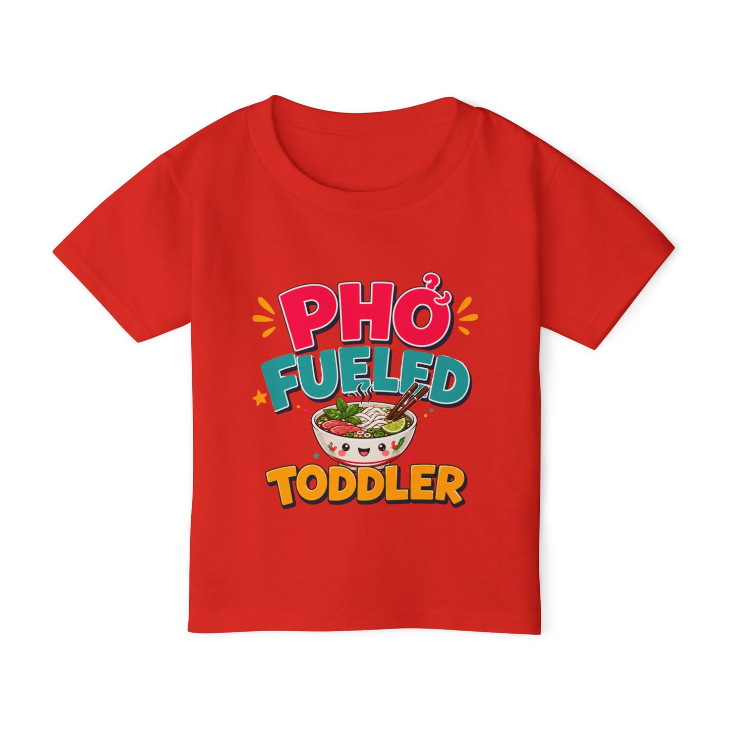 "Phở Fueled Toddler" Graphic Tee — Vietnamese American Kids Shirt
