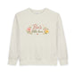 "Bà’s Little Love" Floral Vietnamese American Inspired Grandma Loving Toddler Sweatshirt