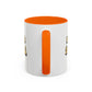 "Mẹ Fuel" Accent Coffee Mug — Retro Vietnamese Typography (11oz)