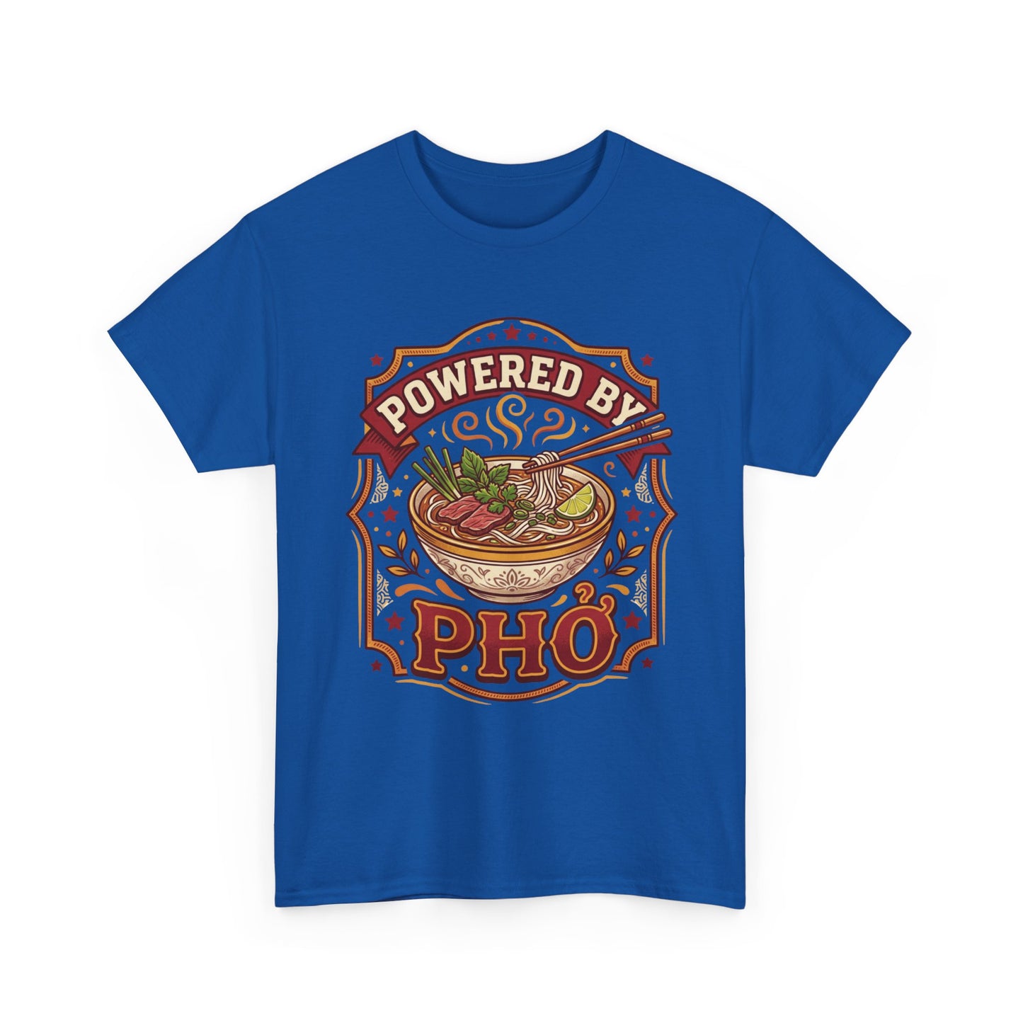 "Powered by Phở" T-Shirt — Vietnamese American Pride Tee