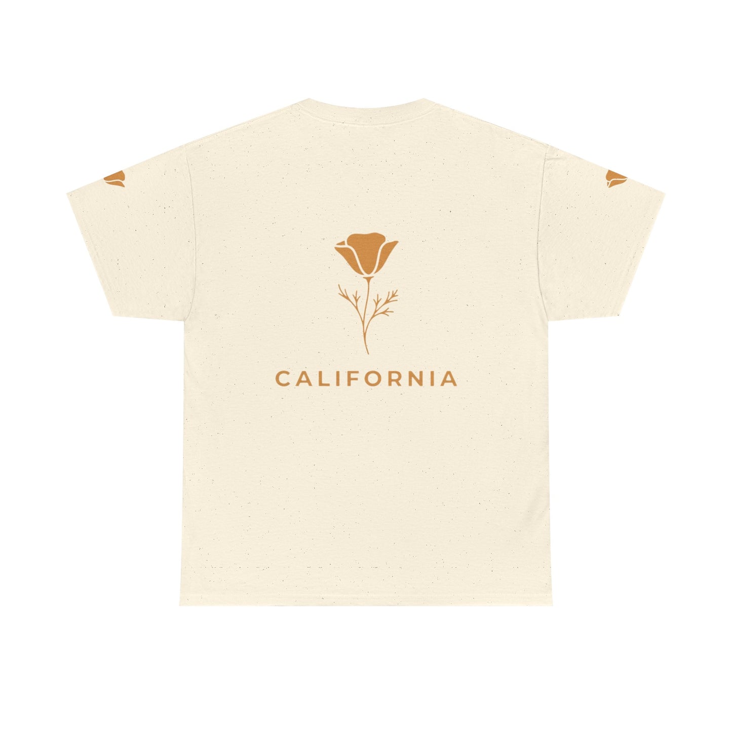 California Poppy Tee — Minimal Floral California T-Shirt