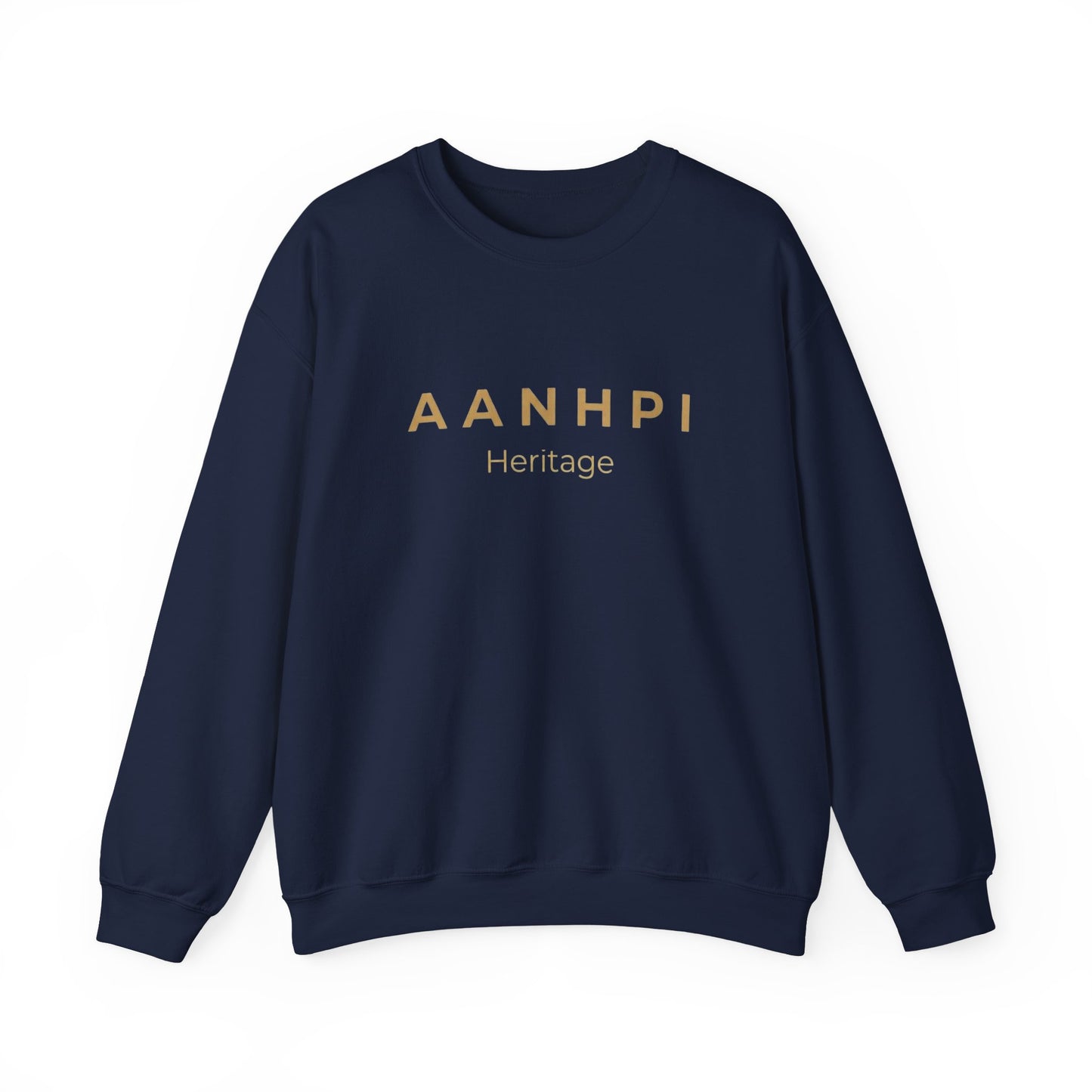 "AANHPI Heritage Pride" Crewneck Sweatshirt — Asian American Native Hawaiian Pacific Islander Heritage Month Pullover