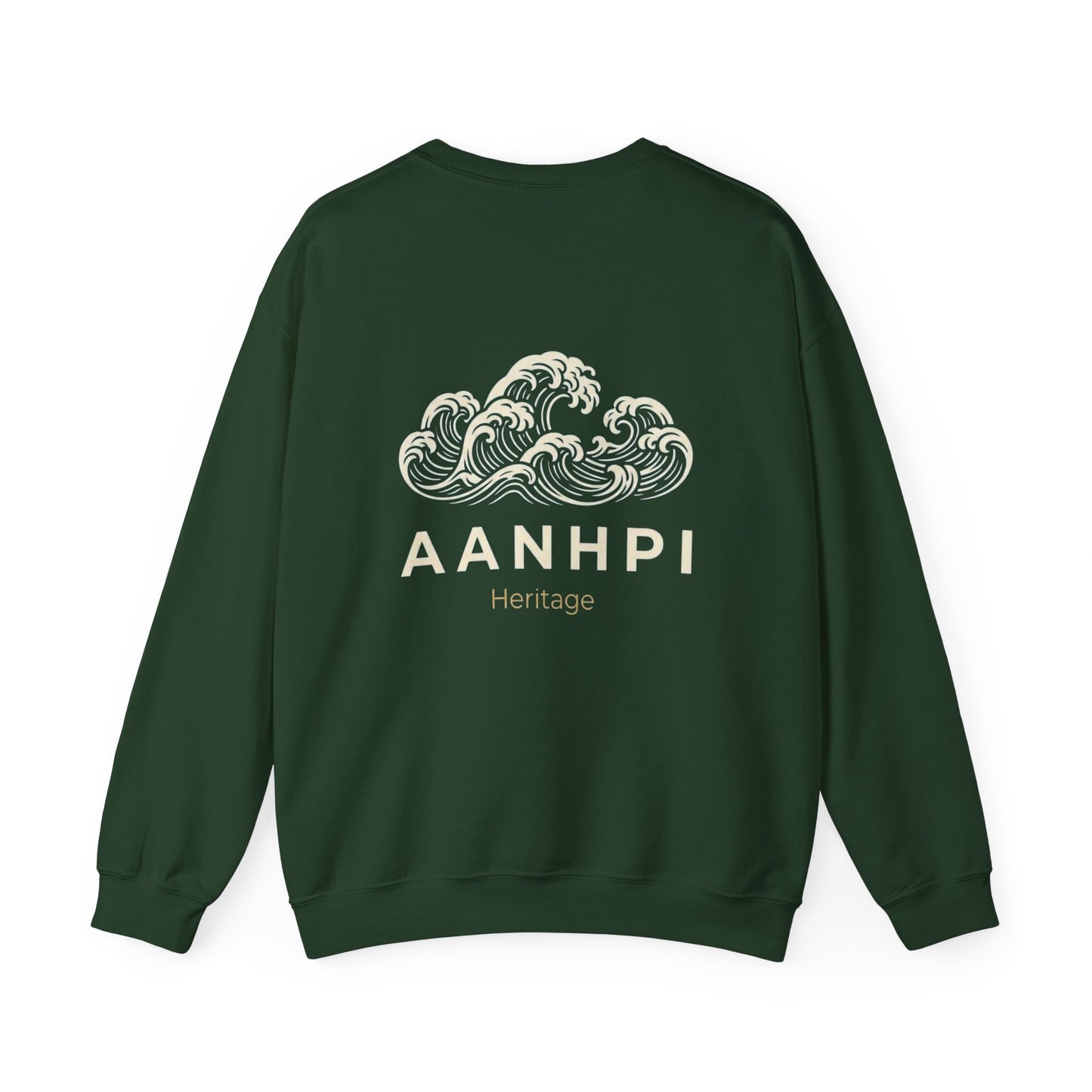 "AANHPI Heritage Pride" Crewneck Sweatshirt — Asian American Native Hawaiian Pacific Islander Heritage Month Pullover