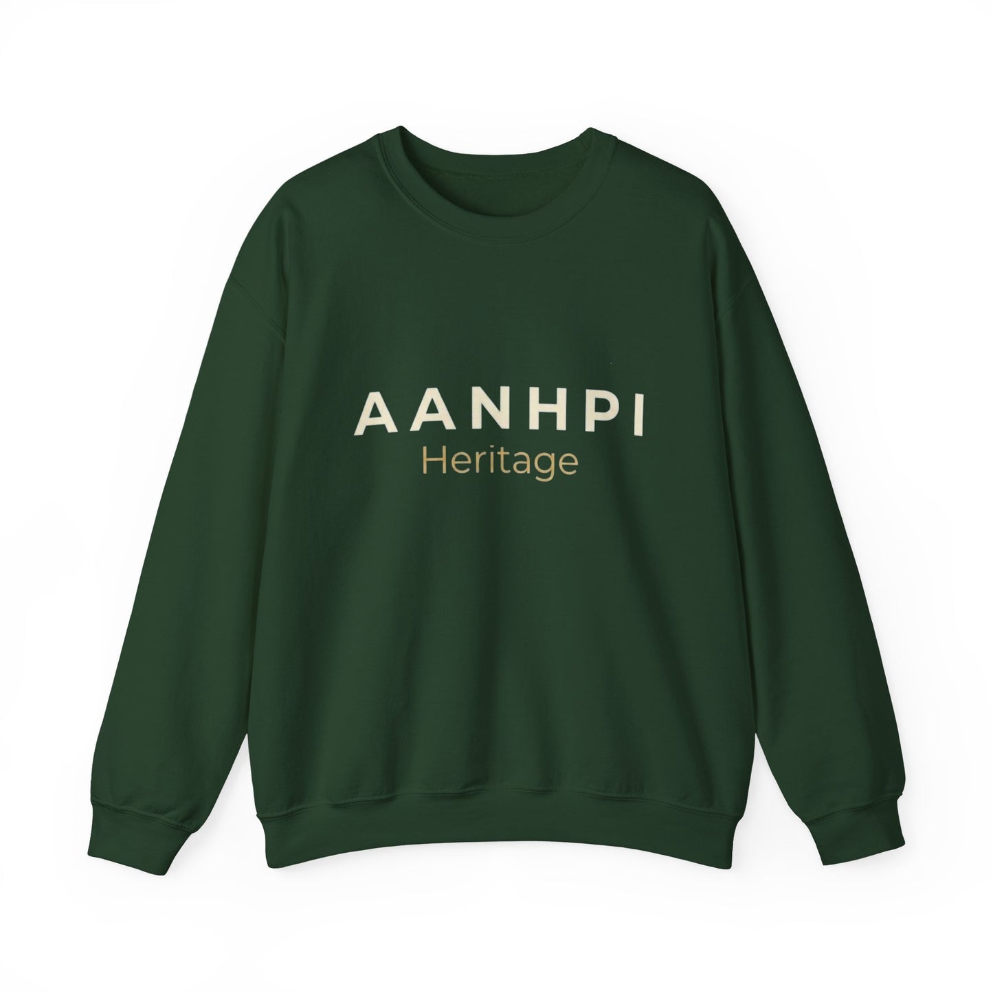 "AANHPI Heritage Pride" Crewneck Sweatshirt — Asian American Native Hawaiian Pacific Islander Heritage Month Pullover