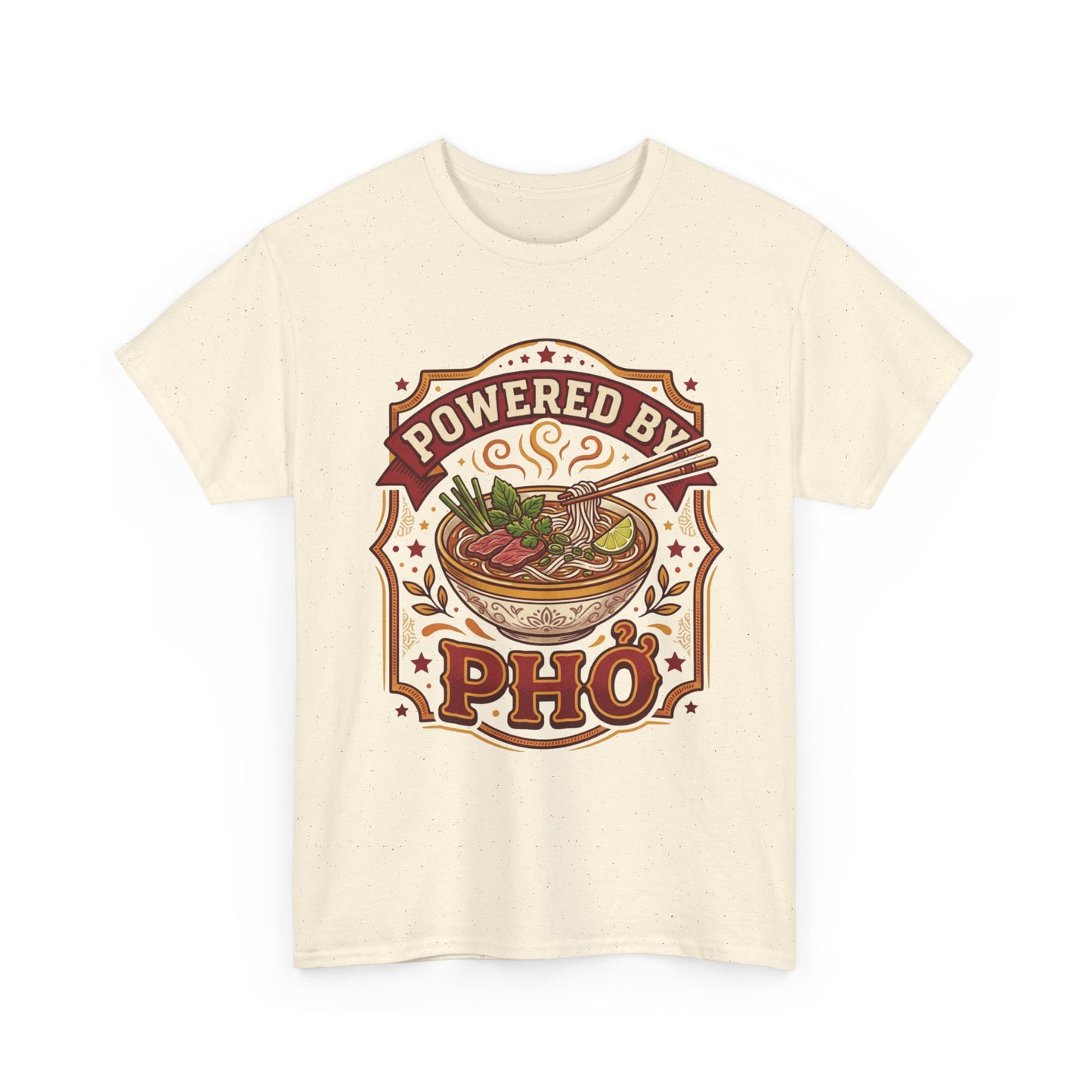 "Powered by Phở" T-Shirt — Vietnamese American Pride Tee