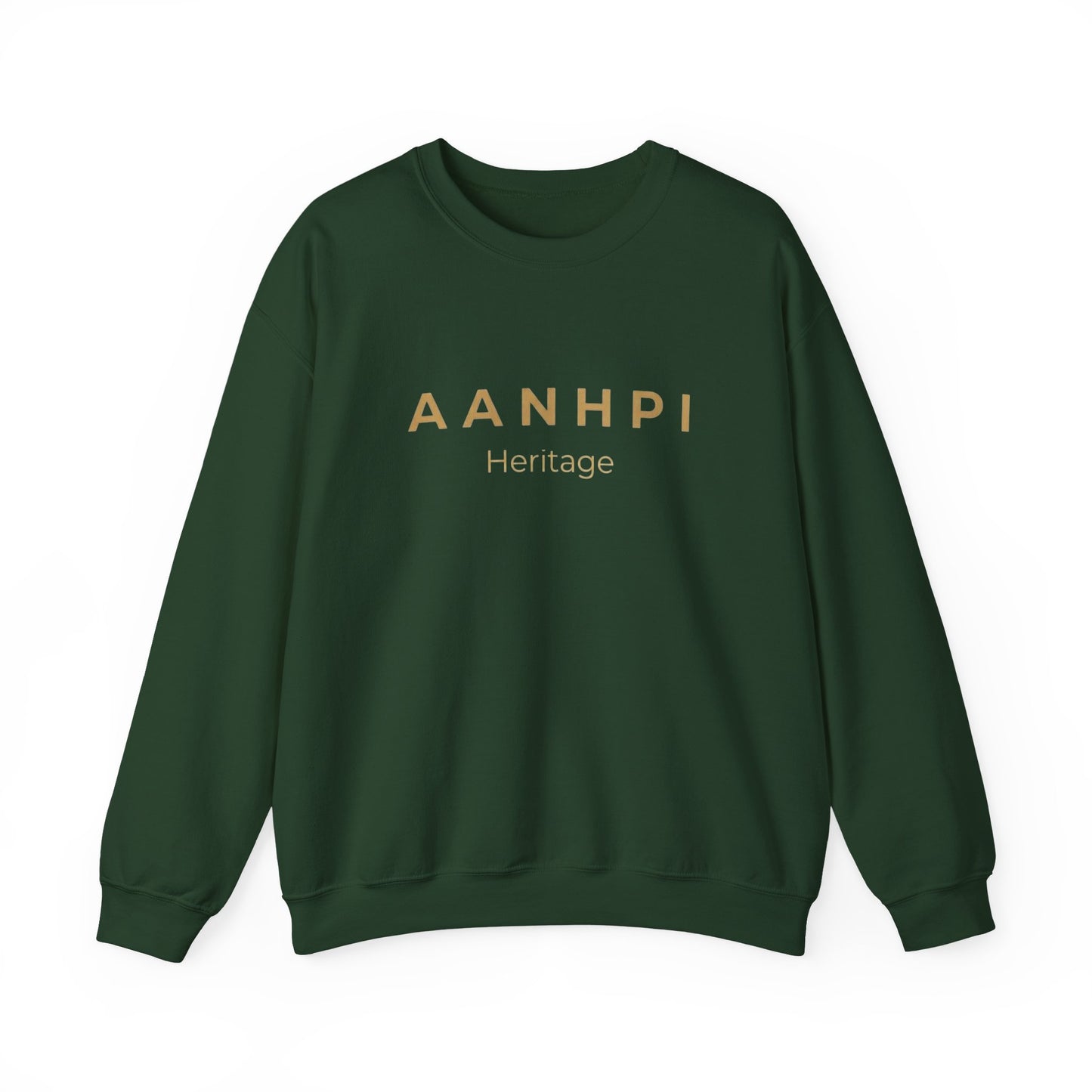 "AANHPI Heritage Pride" Crewneck Sweatshirt — Asian American Native Hawaiian Pacific Islander Heritage Month Pullover