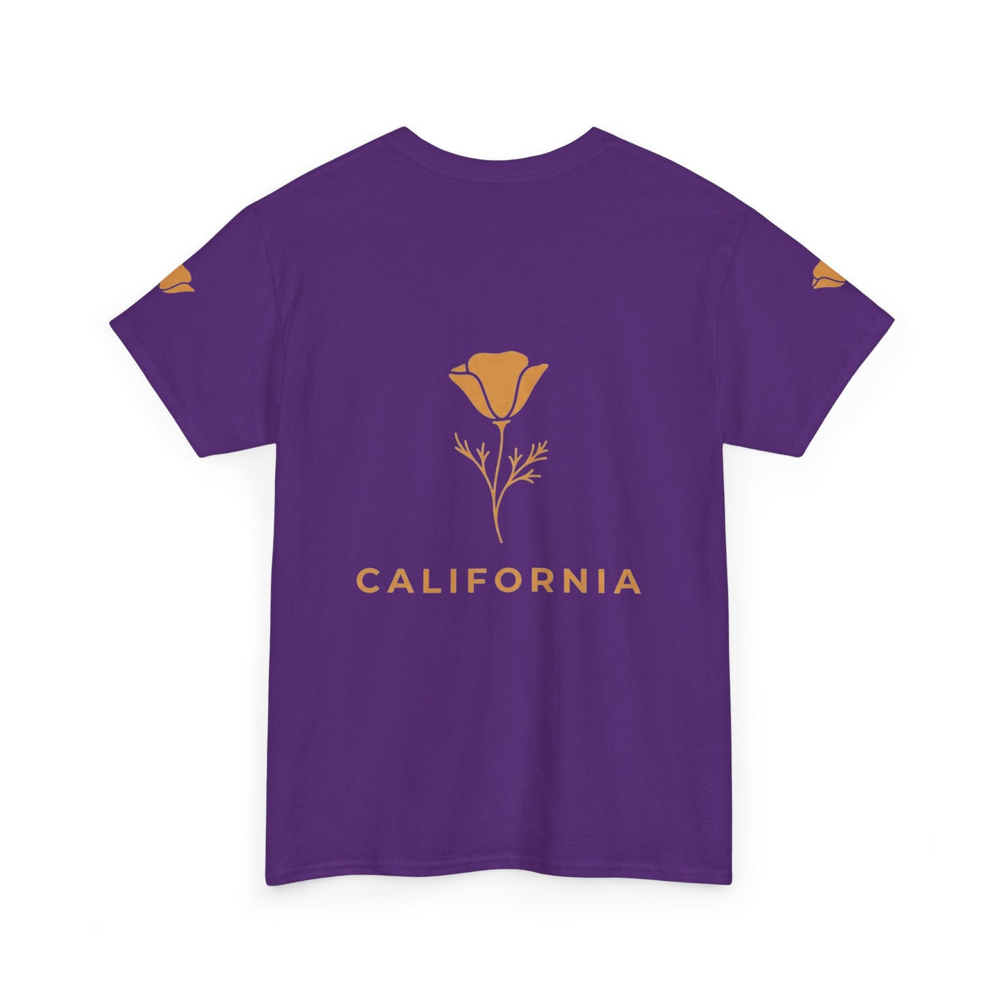 California Poppy Tee — Minimal Floral California T-Shirt