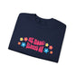 "Mẹ Mode: Always On" Vietnamese American Mom Floral Crewneck Sweatshirt
