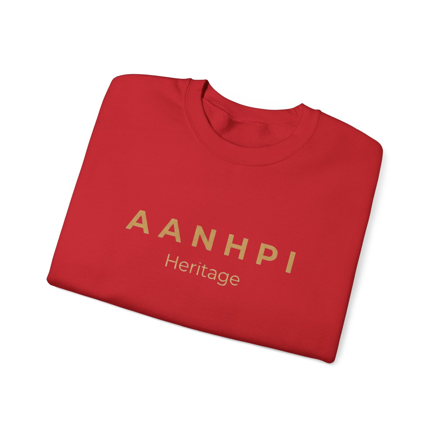 "AANHPI Heritage Pride" Crewneck Sweatshirt — Asian American Native Hawaiian Pacific Islander Heritage Month Pullover