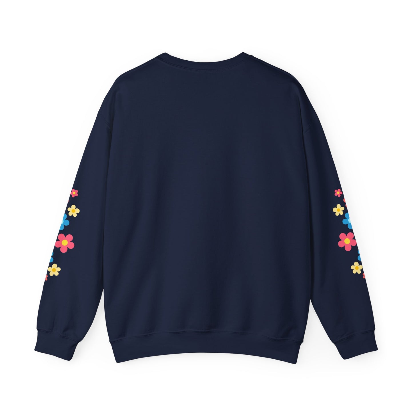 "Mẹ Mode: Always On" Vietnamese American Mom Floral Crewneck Sweatshirt