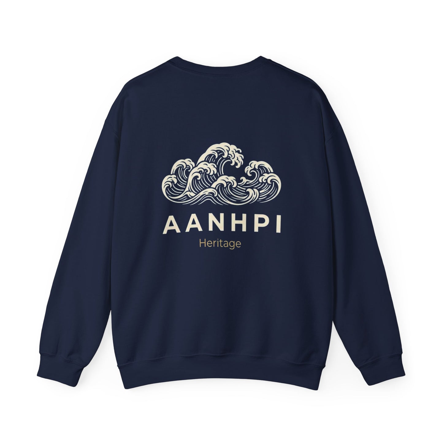 "AANHPI Heritage Pride" Crewneck Sweatshirt — Asian American Native Hawaiian Pacific Islander Heritage Month Pullover