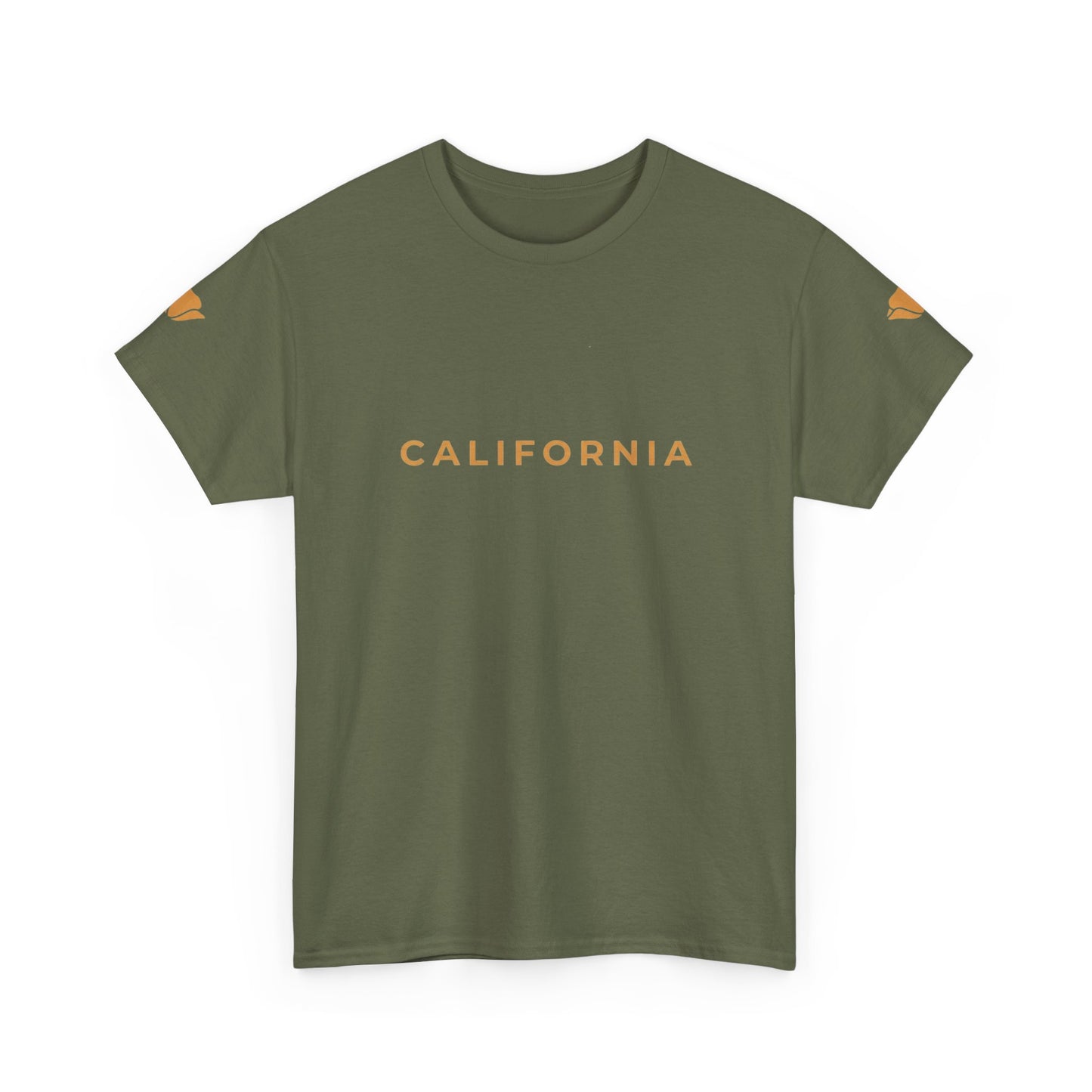 California Poppy Tee — Minimal Floral California T-Shirt
