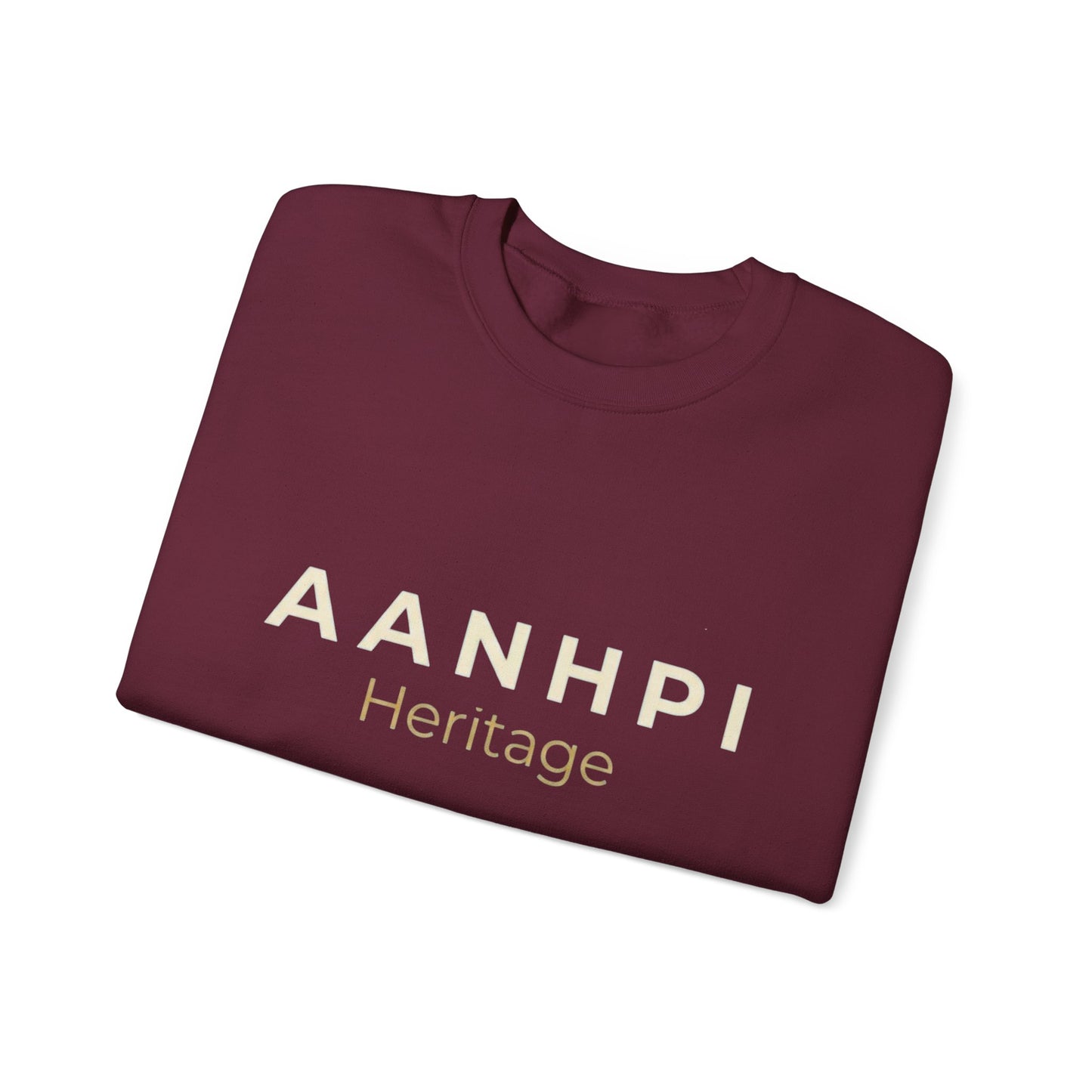 "AANHPI Heritage Pride" Crewneck Sweatshirt — Asian American Native Hawaiian Pacific Islander Heritage Month Pullover