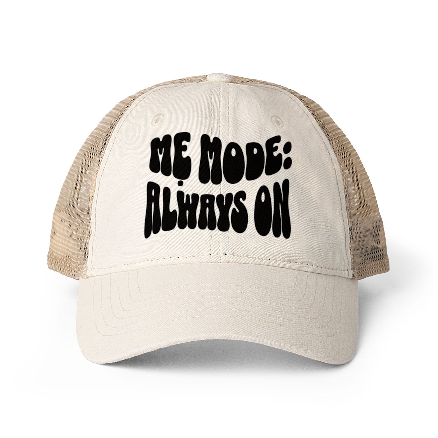 "Mẹ Mode: Always On" Vietnamese American Women's Washed Mesh-Back Cap