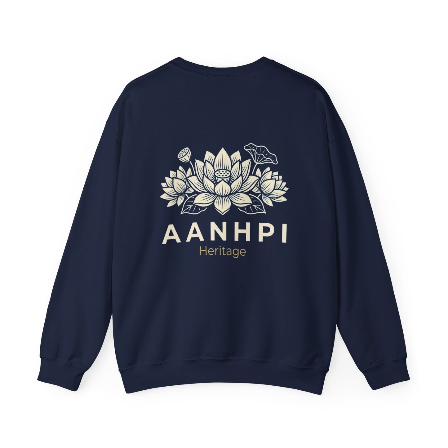 "AANHPI Heritage Pride" Crewneck Sweatshirt — Asian American Native Hawaiian Pacific Islander Heritage Month Pullover
