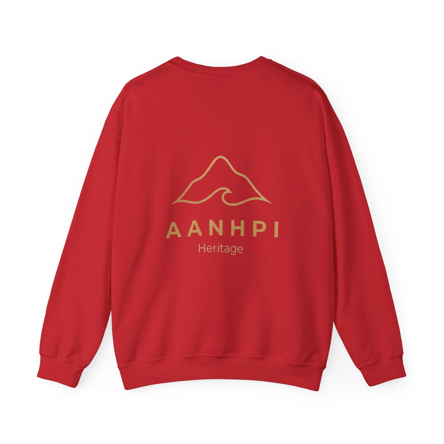 "AANHPI Heritage Pride" Crewneck Sweatshirt — Asian American Native Hawaiian Pacific Islander Heritage Month Pullover