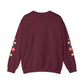 "Mẹ Mode: Always On" Vietnamese American Mom Floral Crewneck Sweatshirt