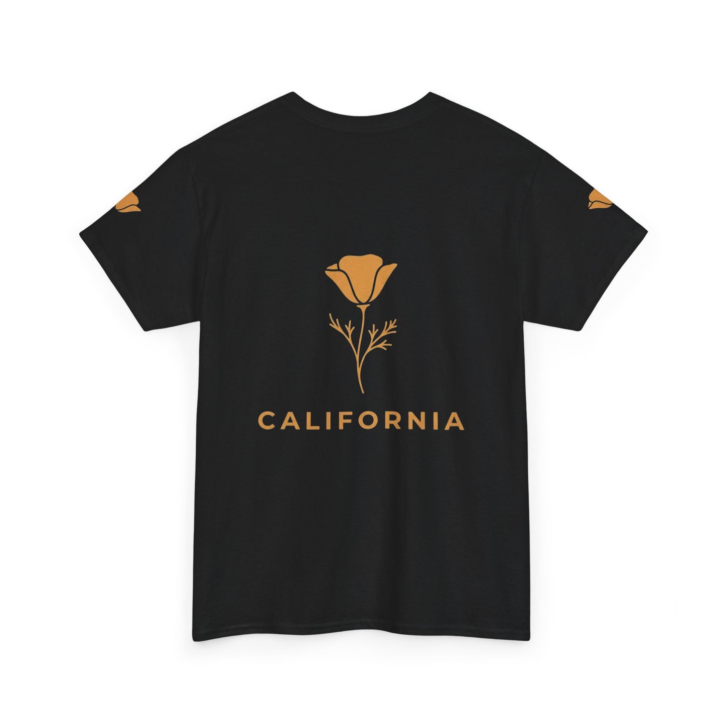 California Poppy Tee — Minimal Floral California T-Shirt