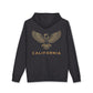 Eagle Outline Hoodie — Minimalist Soaring Eagle Graphic