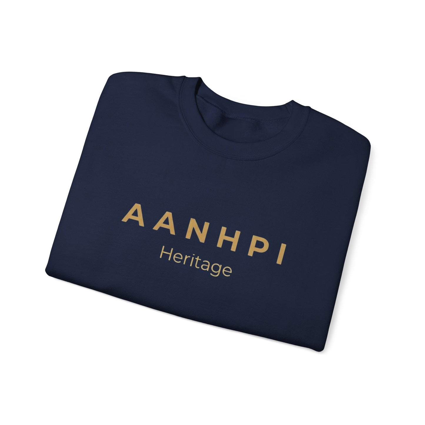 "AANHPI Heritage Pride" Crewneck Sweatshirt — Asian American Native Hawaiian Pacific Islander Heritage Month Pullover