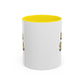 "Mẹ Fuel" Accent Coffee Mug — Retro Vietnamese Typography (11oz)