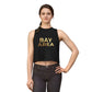 Bay Area Gold Foil Crop Top