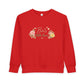 "Bà’s Little Love" Floral Vietnamese American Inspired Grandma Loving Toddler Sweatshirt