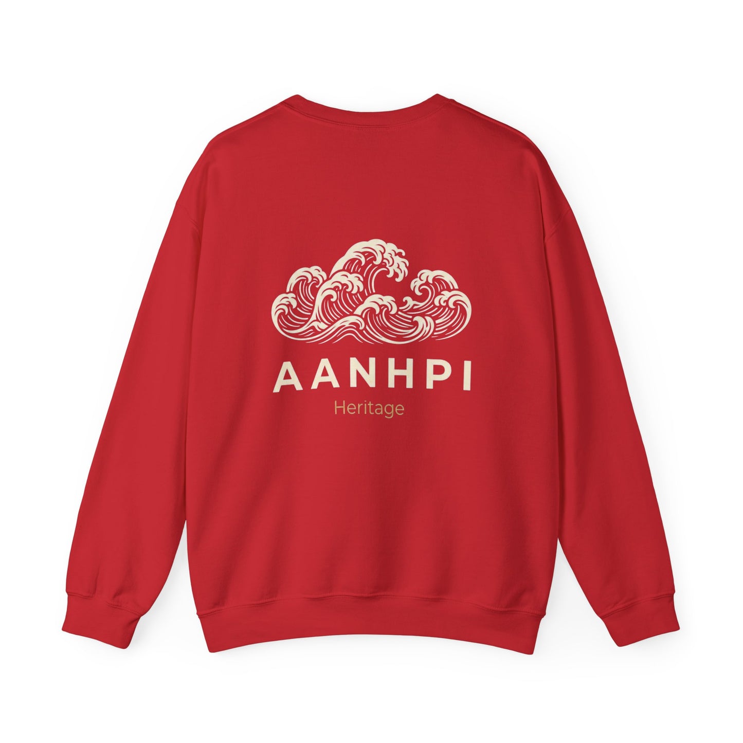 "AANHPI Heritage Pride" Crewneck Sweatshirt — Asian American Native Hawaiian Pacific Islander Heritage Month Pullover