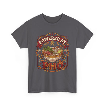 "Powered by Phở" T-Shirt — Vietnamese American Pride Tee