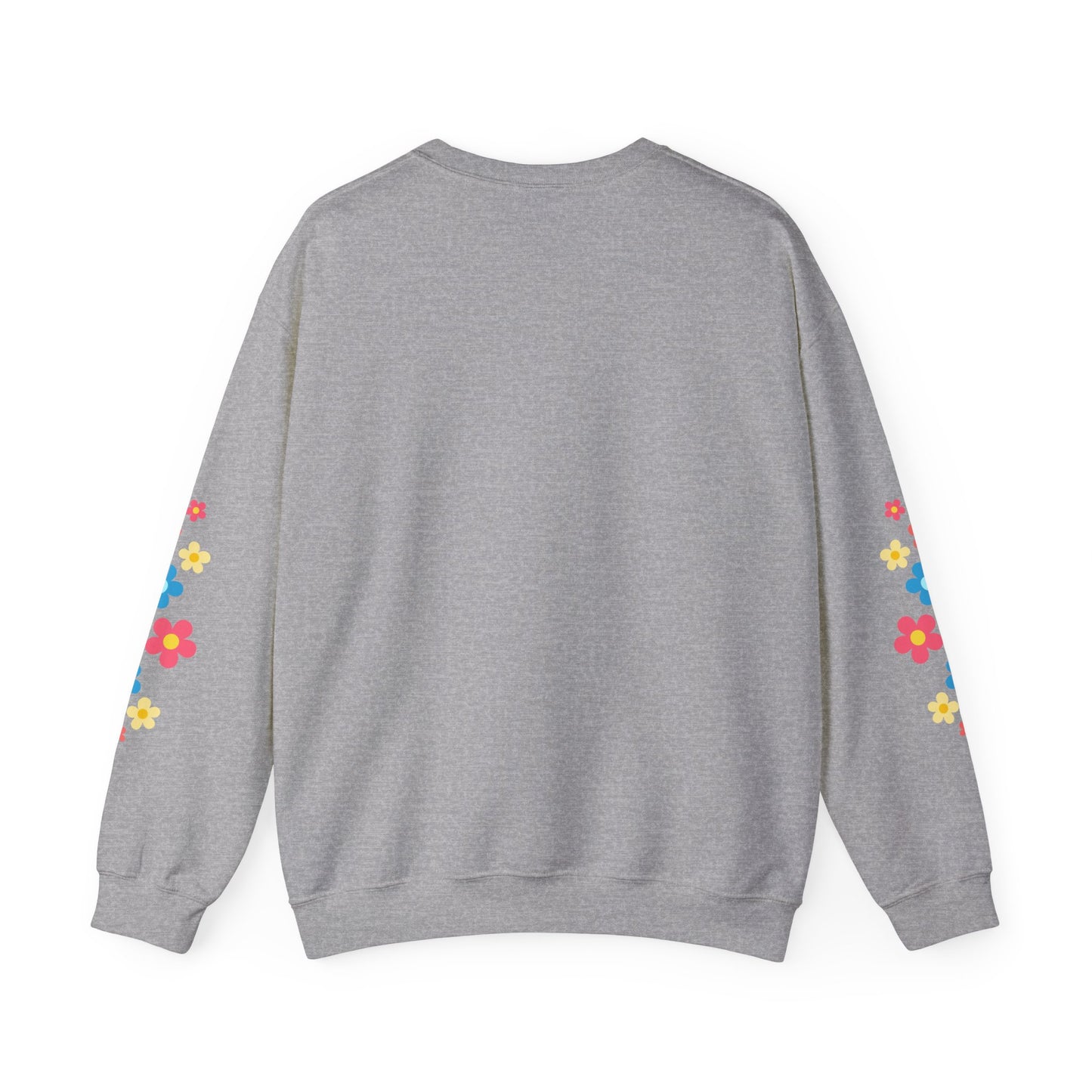 "Mẹ Mode: Always On" Vietnamese American Mom Floral Crewneck Sweatshirt