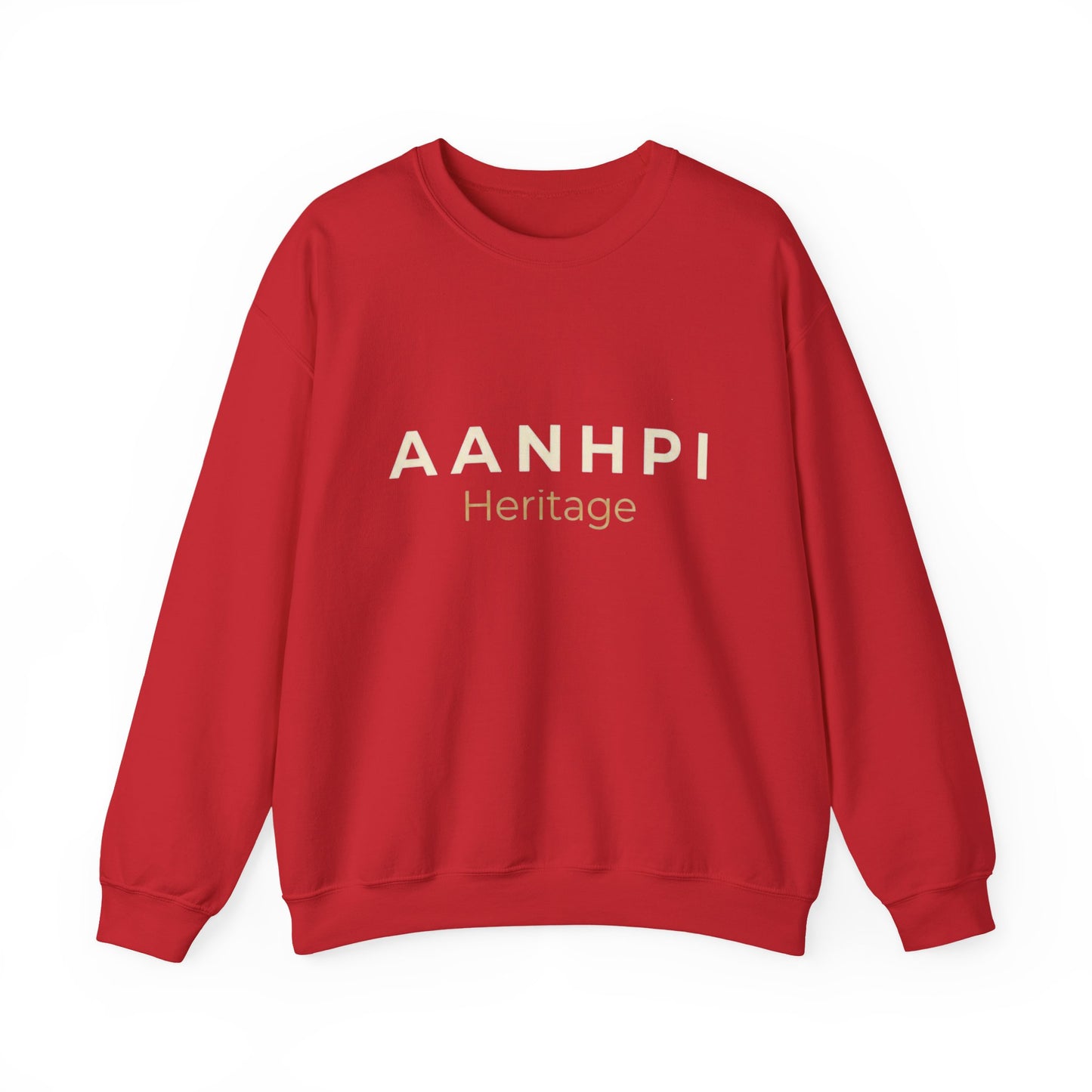 "AANHPI Heritage Pride" Crewneck Sweatshirt — Asian American Native Hawaiian Pacific Islander Heritage Month Pullover