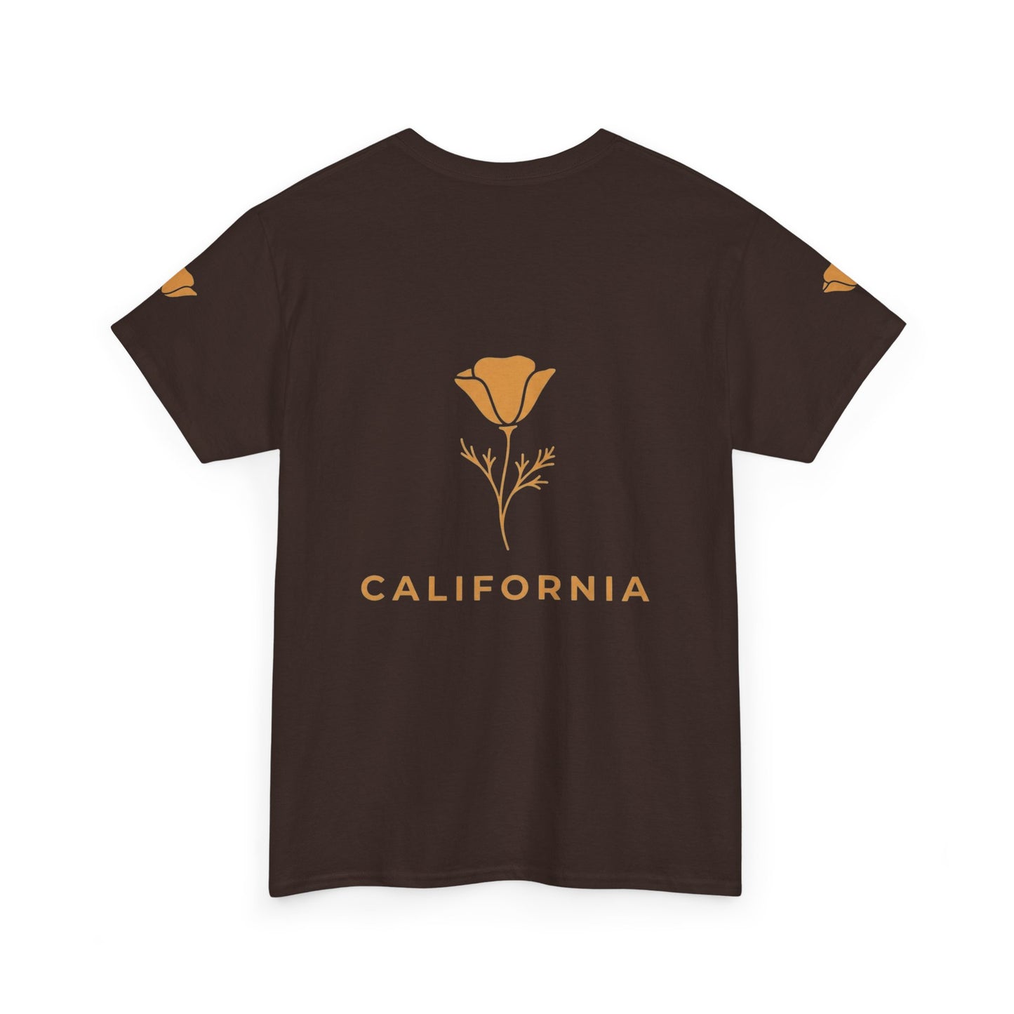 California Poppy Tee — Minimal Floral California T-Shirt