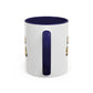 "Mẹ Fuel" Accent Coffee Mug — Retro Vietnamese Typography (11oz)