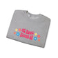 "Mẹ Mode: Always On" Vietnamese American Mom Floral Crewneck Sweatshirt
