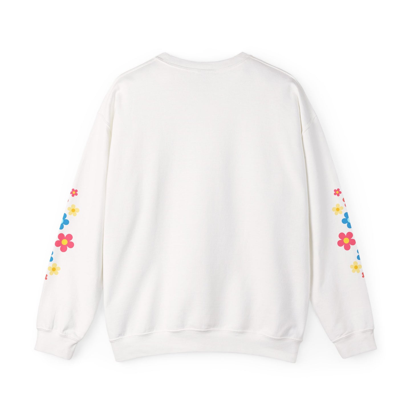 "Mẹ Mode: Always On" Vietnamese American Mom Floral Crewneck Sweatshirt