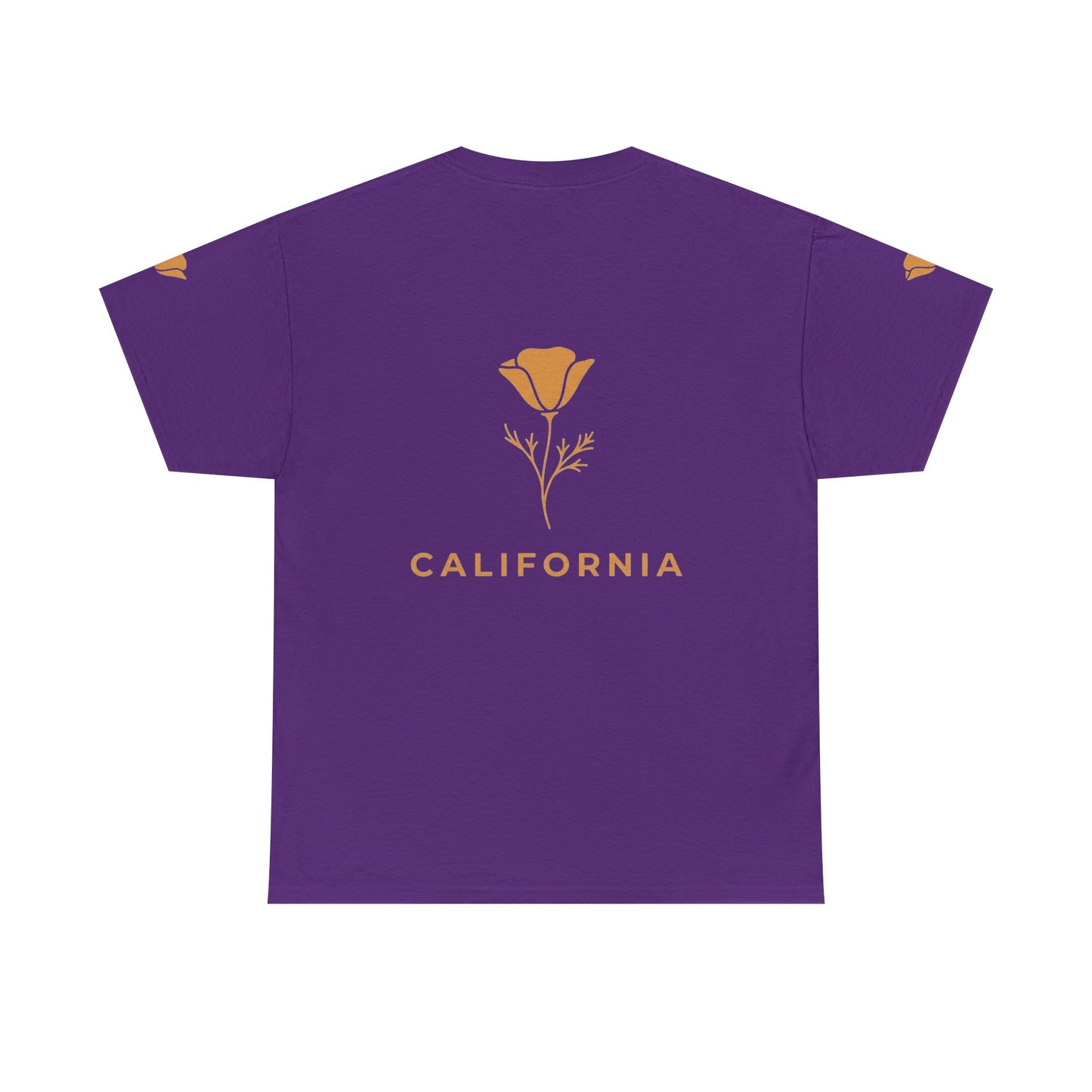 California Poppy Tee — Minimal Floral California T-Shirt