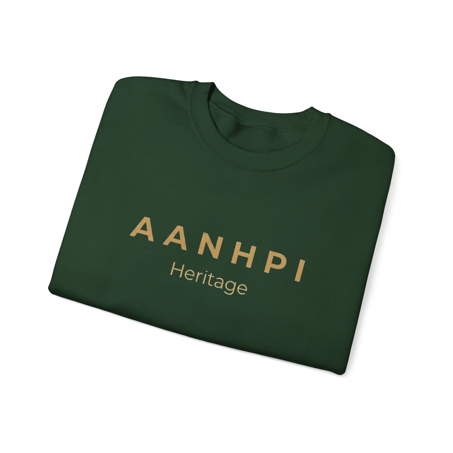 "AANHPI Heritage Pride" Crewneck Sweatshirt — Asian American Native Hawaiian Pacific Islander Heritage Month Pullover