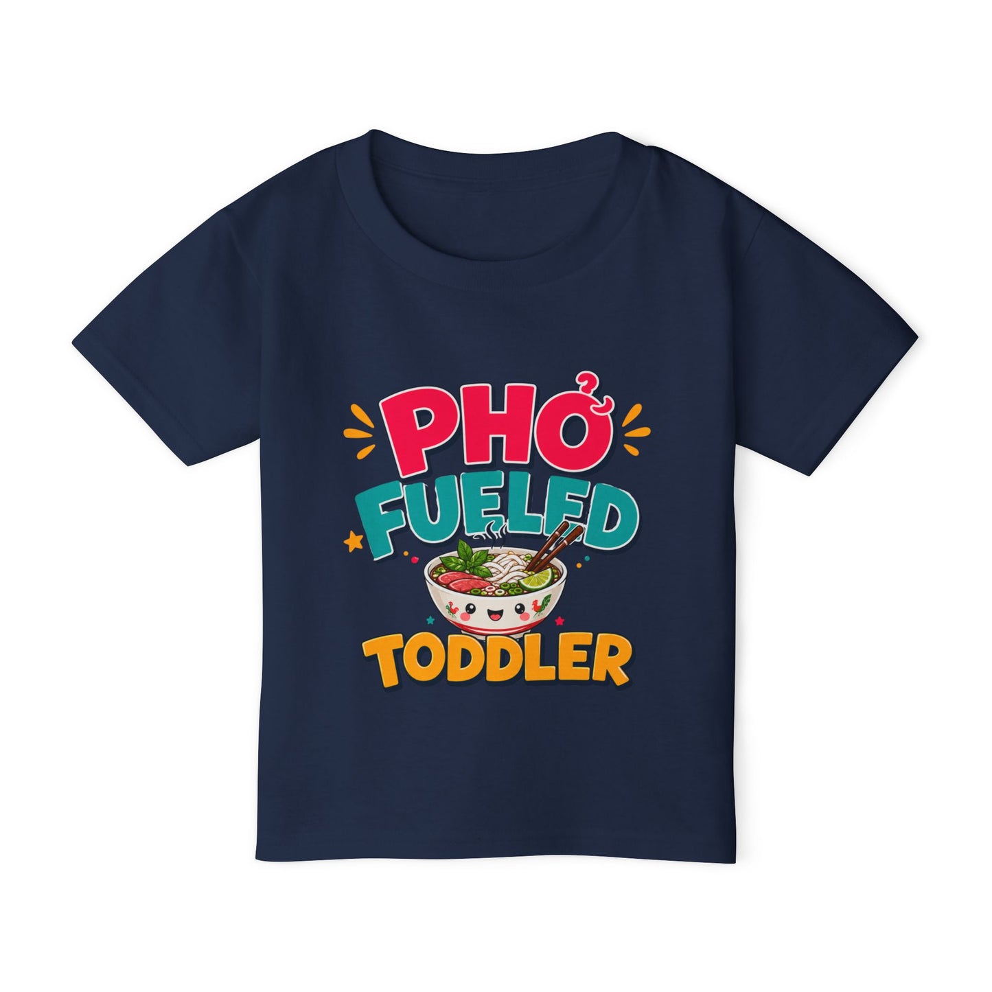 "Phở Fueled Toddler" Graphic Tee — Vietnamese American Kids Shirt