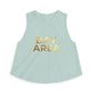 Bay Area Gold Foil Crop Top