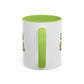 "Mẹ Fuel" Accent Coffee Mug — Retro Vietnamese Typography (11oz)