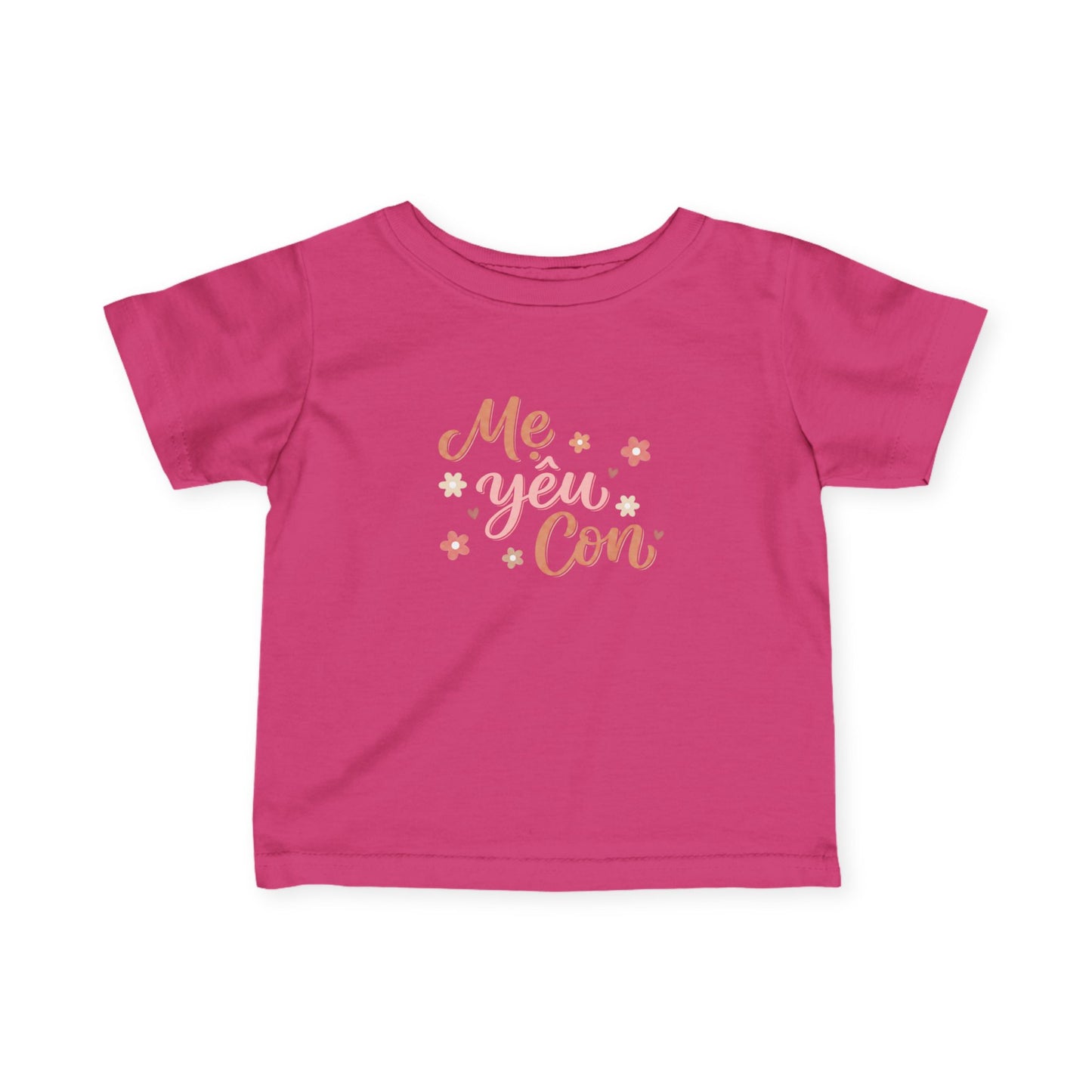 "Mẹ Yêu Con" Vietnamese American Toddler Tee Shirt