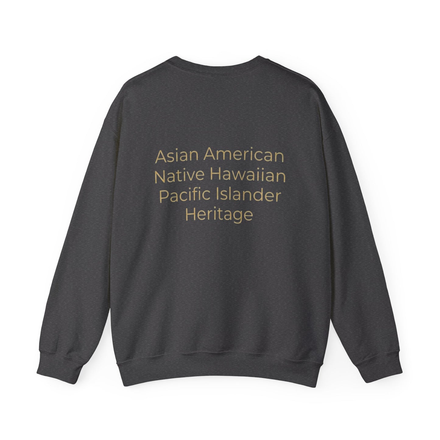"AANHPI Heritage Pride" Crewneck Sweatshirt — Asian American Native Hawaiian Pacific Islander Heritage Month Pullover
