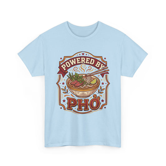 "Powered by Phở" T-Shirt — Vietnamese American Pride Tee