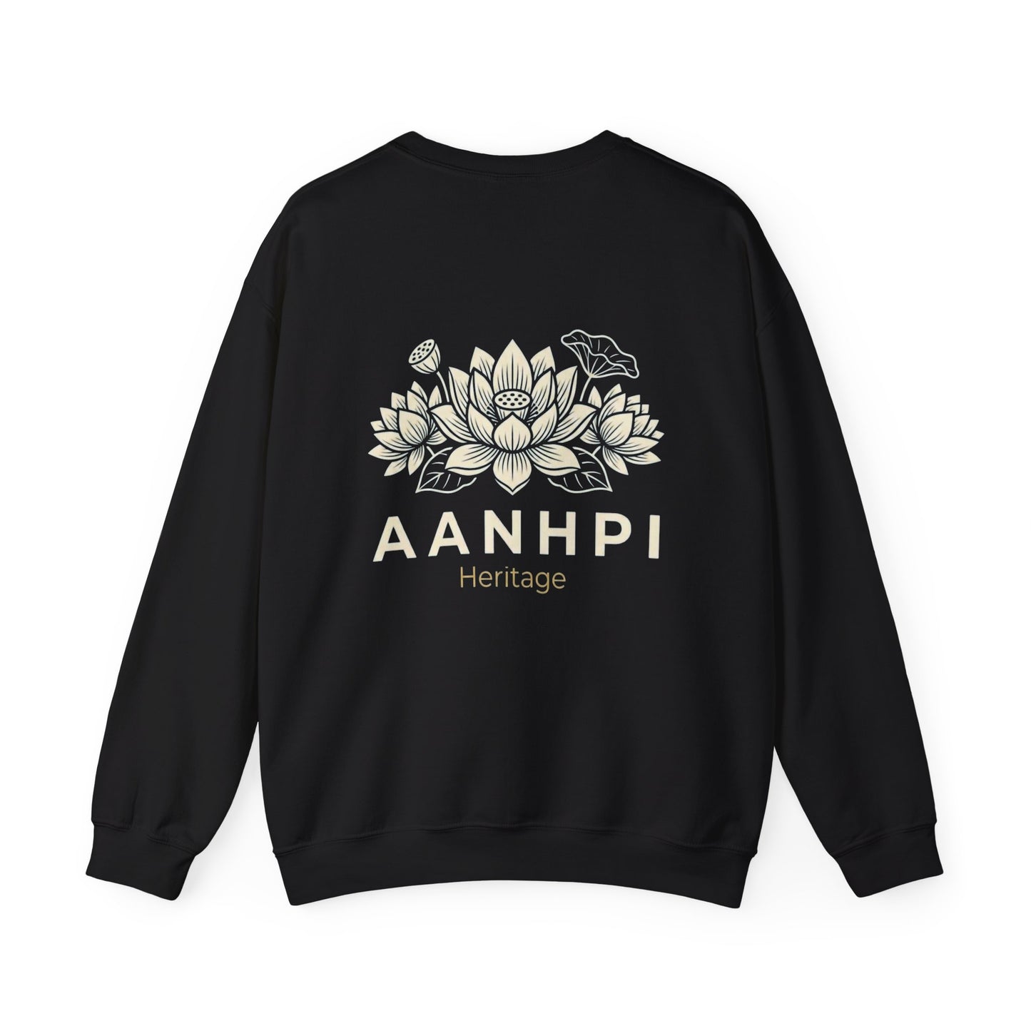 "AANHPI Heritage Pride" Crewneck Sweatshirt — Asian American Native Hawaiian Pacific Islander Heritage Month Pullover