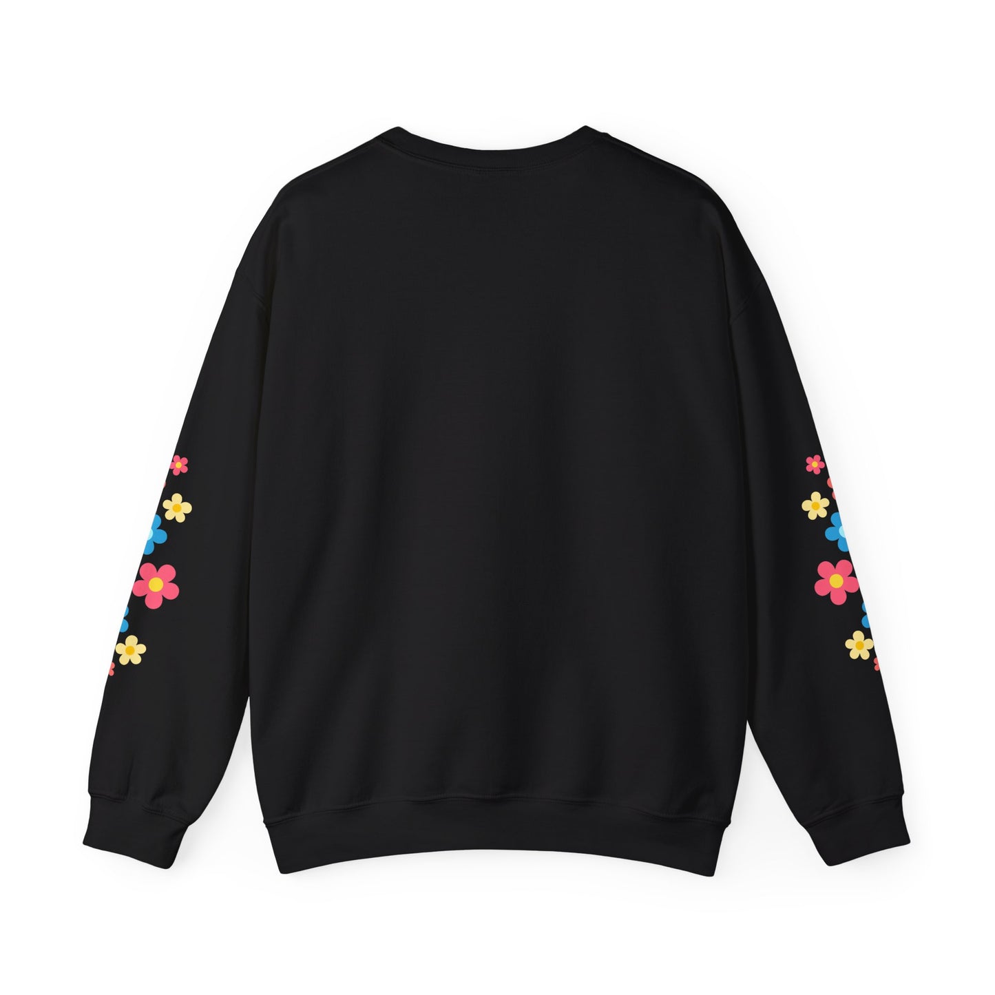 "Mẹ Mode: Always On" Vietnamese American Mom Floral Crewneck Sweatshirt